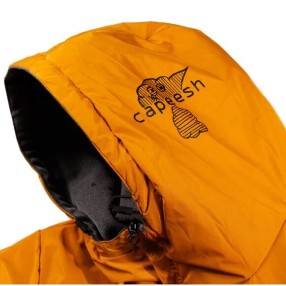 Capeesh Brand giacca #9 colour: washed grey/orange, Men's Medium - Picture 6 of 7